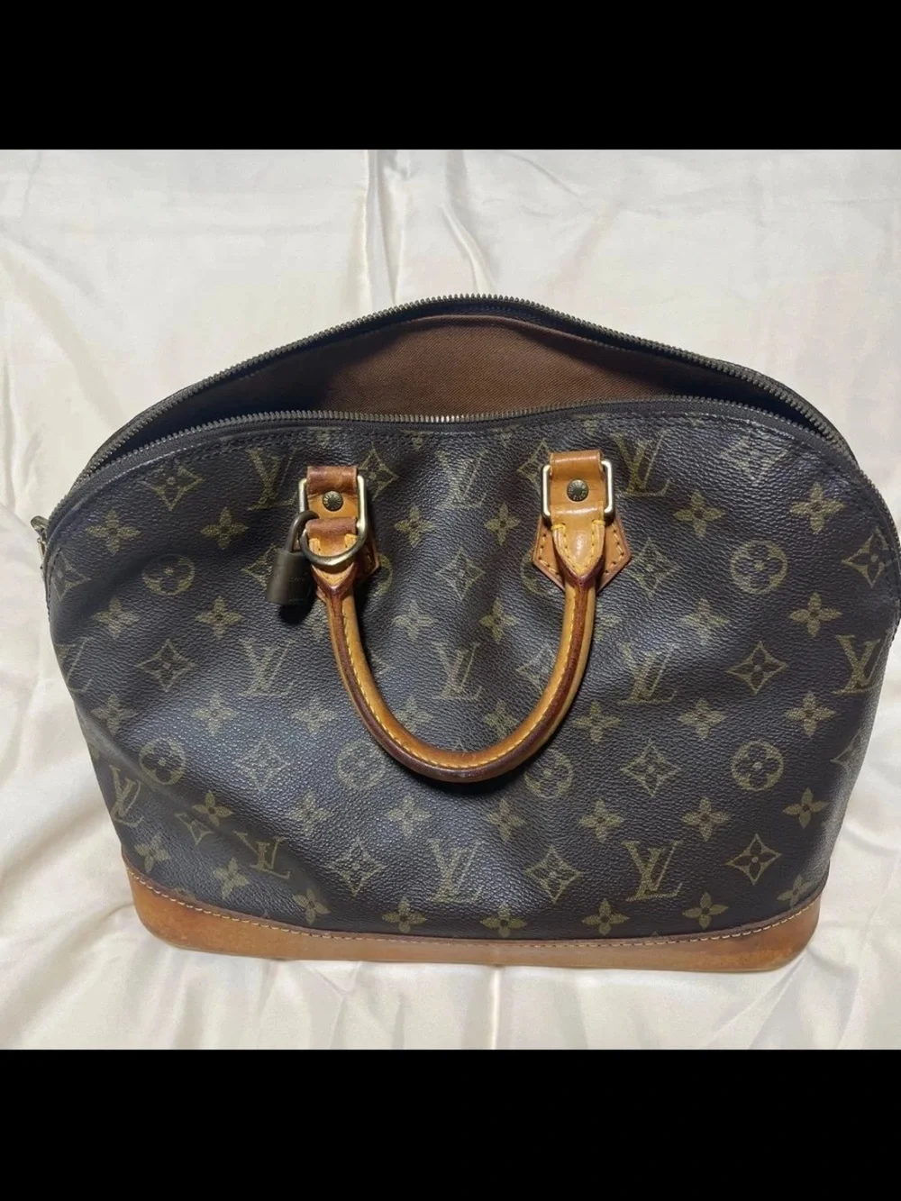 Louis Vuitton Monogram Canvas Alma BB Satchel - Brown